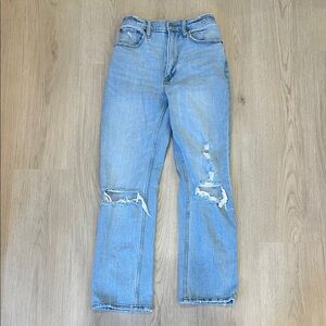Abercrombie and Fitch size 25 Distressed Blue Jeans